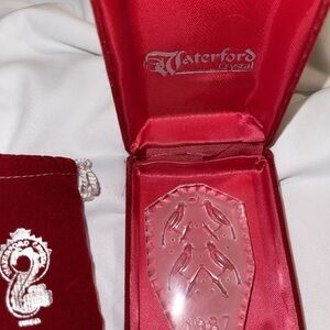Waterford Crystal Ornament 1987